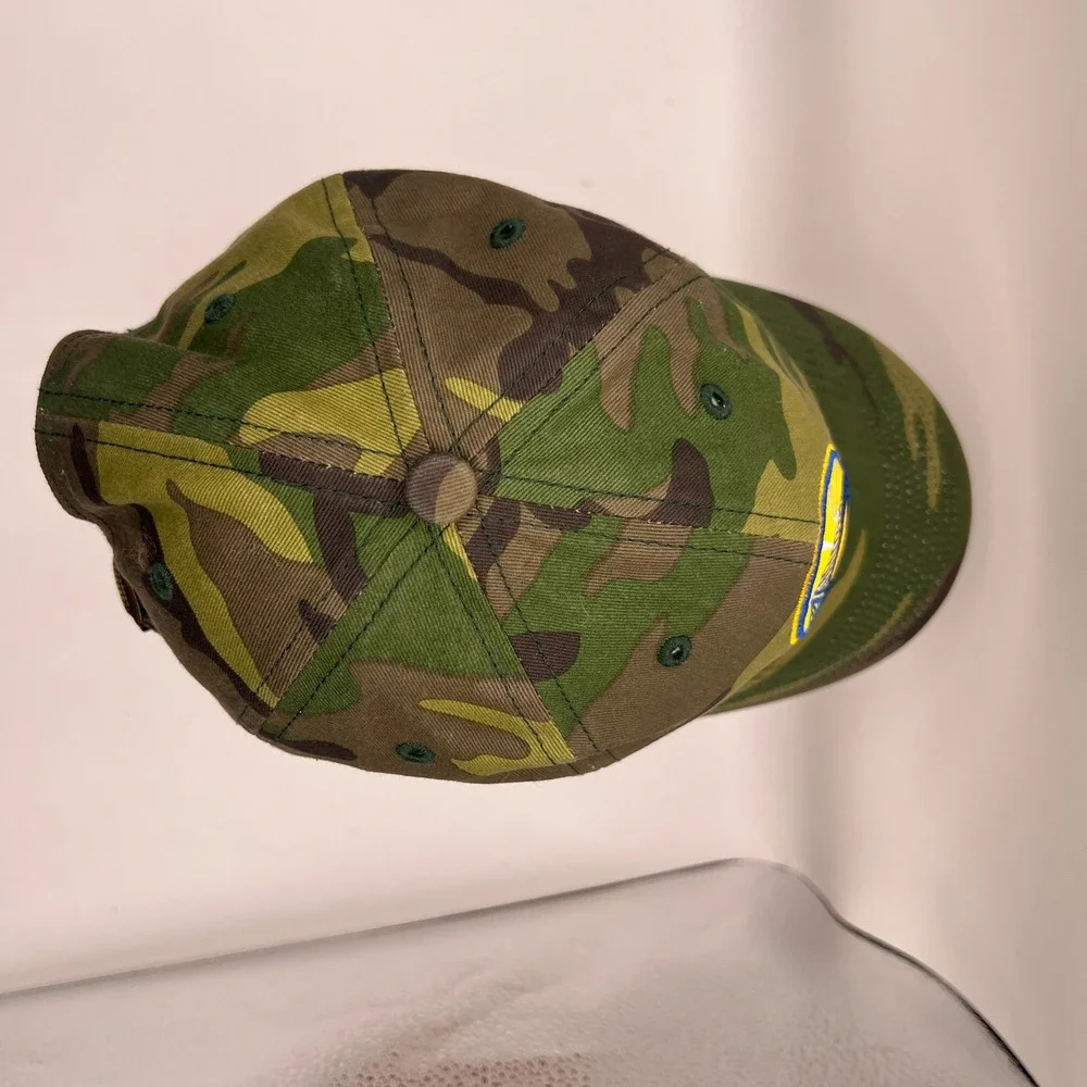 Golden State Warriors 47 Brand Camo Adjustable Hat NBA Baseball Cap Camouflage